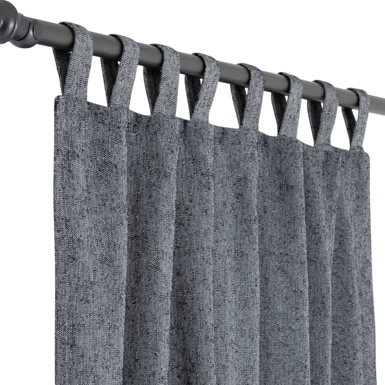 CORTINA 2 PEÇAS 1,35 M X 2,30 M BANTU - MESCLADO KONKRET - Foto 2