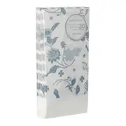 GUARDANAPO 39 CM X 39 CM PACOTE COM 20 PEÇAS BOUQUET XODÓ - BLEU CENDRÉ/BRANCO - Foto 3