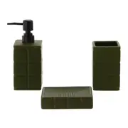 KIT PARA BANCADA 3 PEÇAS LADRILLE - MUSGO/PRETO - Foto 2