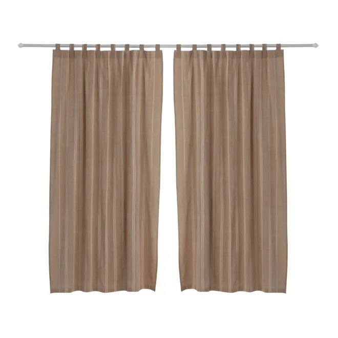 CORTINA 2 PEÇAS 1,50 M X 2,40 M MIST - NATURAL/CANELA DO CEILÃO - Foto 1