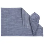 LUGAR AMERICANO TECIDO 48 CM X 33 CM RAYADO - AZUL - Foto 2