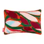 ALMOFADA 50 CM X 32 CM VIBRA VERÃO CACAU - LARANJA/AÇAY - Foto 3