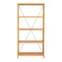 ESTANTE 98 CM X 2 M BEAM - AMÊNDOA/BRANCO - Foto 4