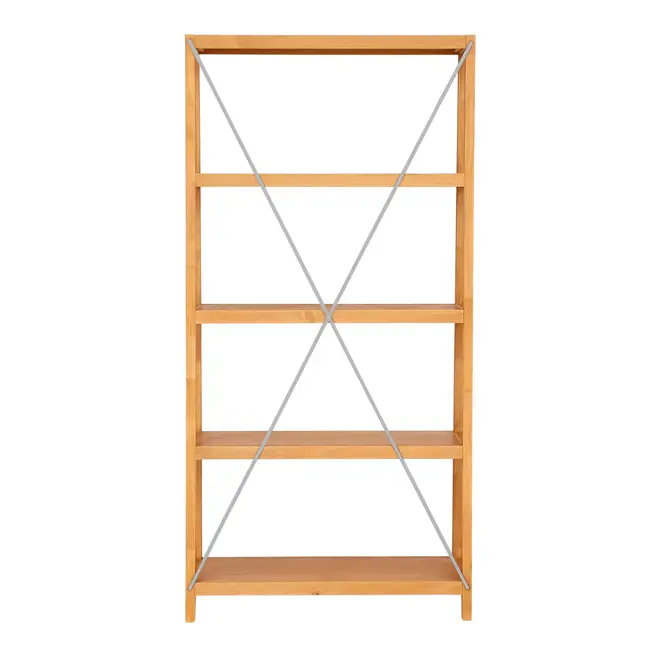 ESTANTE 98 CM X 2 M BEAM - AMÊNDOA/BRANCO - Foto 4
