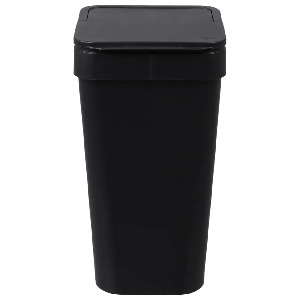 LIXEIRA 15 L FLAP - PRETO - Foto 1