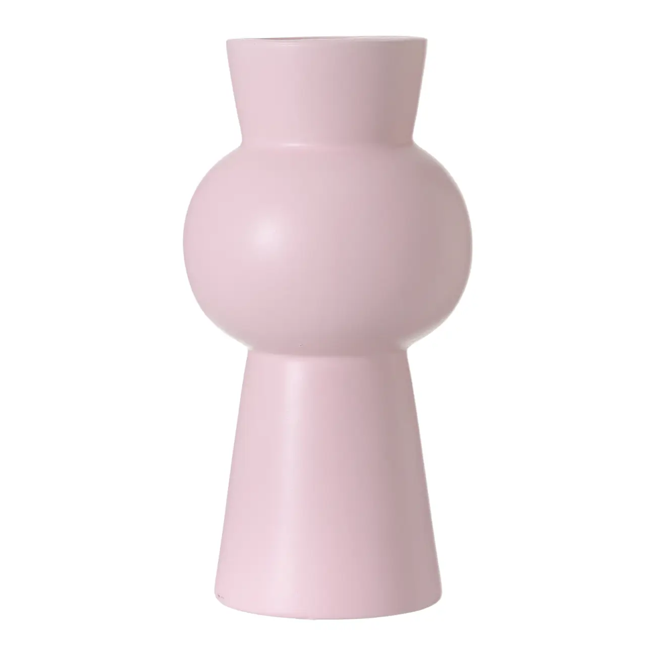 VASO 25 CM CONIC SECTIONS - QUARTZO ROSA - Foto 1