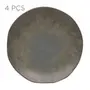 JOGO PRATO SOBREMESA C/4 PÇ GEO ORGÂNICO