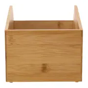 ORGANIZADOR EMPILHÁVEL 17 CM X 30 CM BAMBOO - BAMBU - Foto 6