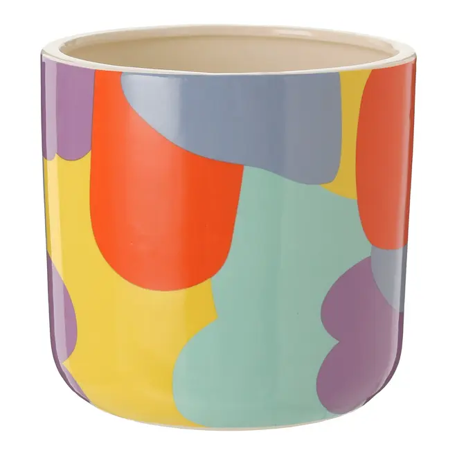 CACHEPÔ 16 CM PINCELADAS - CORES CALEIDOCOLOR - Foto 4