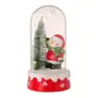 REDOMA BONECO DE NEVE ADORNO LED 19 CM BORDAR, AMAR E CELEBRAR - VERMELHO/BRANCO - Foto 4