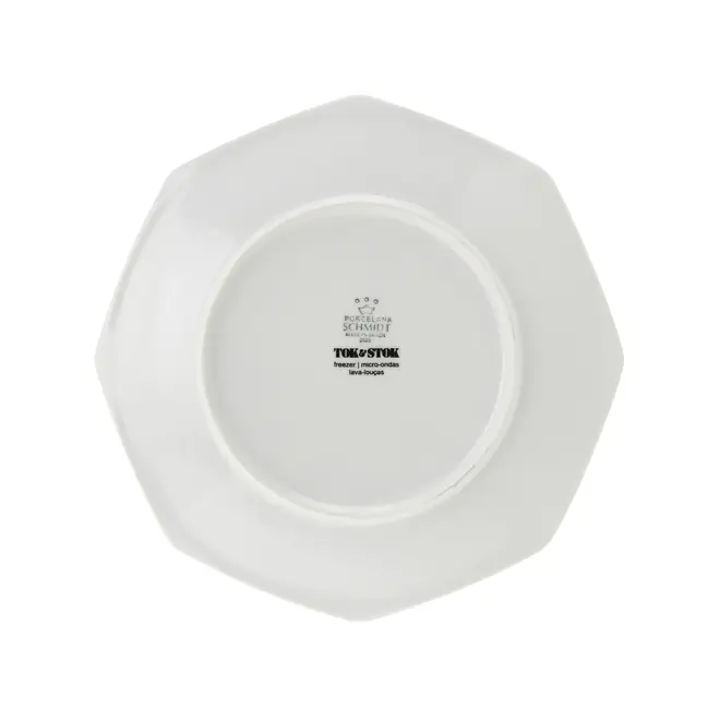 PRATO SOBREMESA OCTAGON - BRANCO - Foto 3