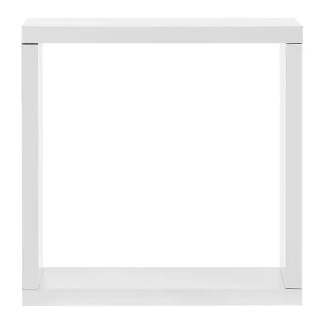 NICHO 30 CM X 30 CM X 12 CM ARAÚNA - BRANCO - Foto 1