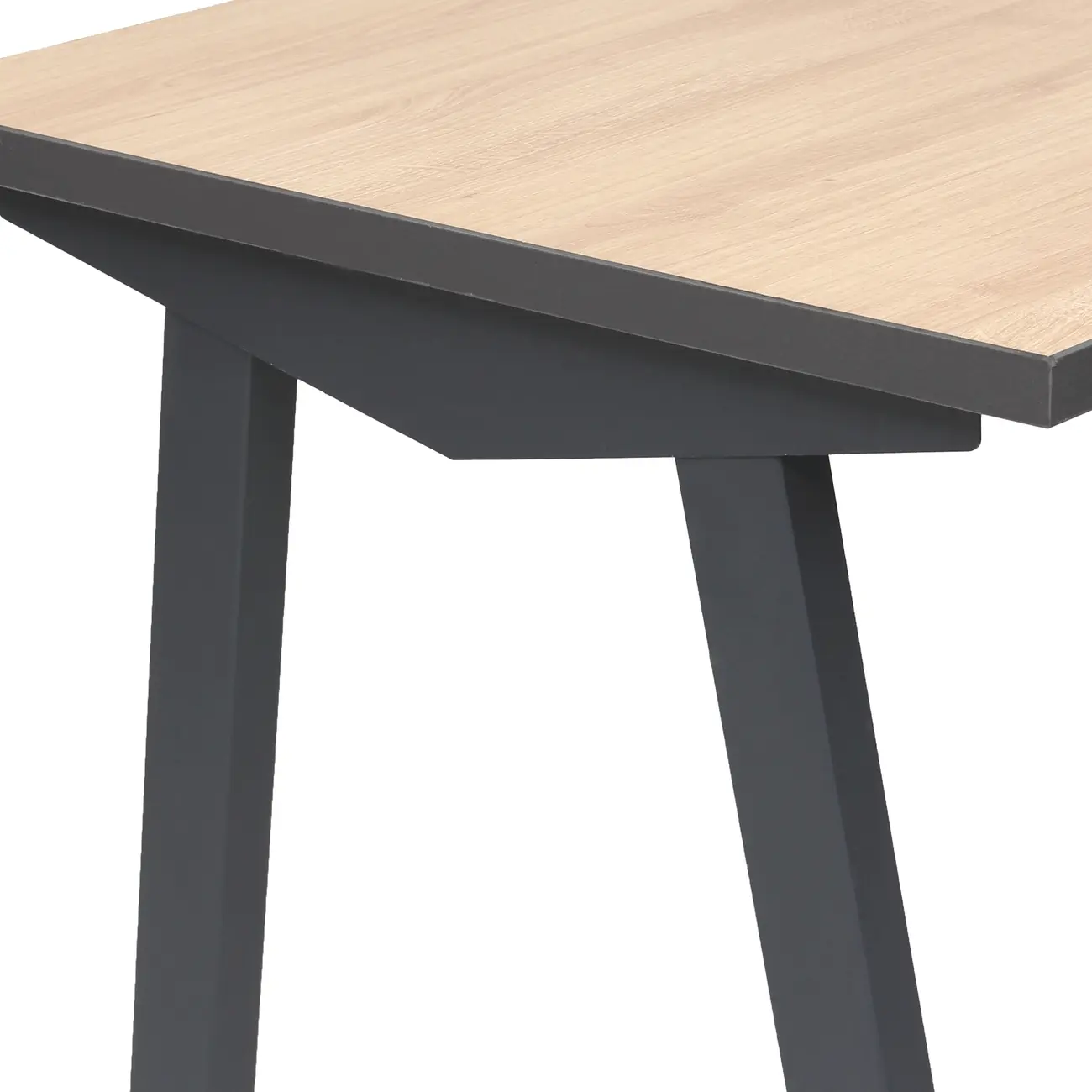 MESA COM BALCÃO 1 PORTA BASCULANTE/1 GAVETA 1,60 M X 1,60 M ALETA - KONKRET/OAK TAMMI - Foto 12