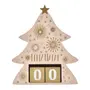 CALENDÁRIO NATALINO NATAL ASTRAL - CREAM/DOURADO - Foto 2