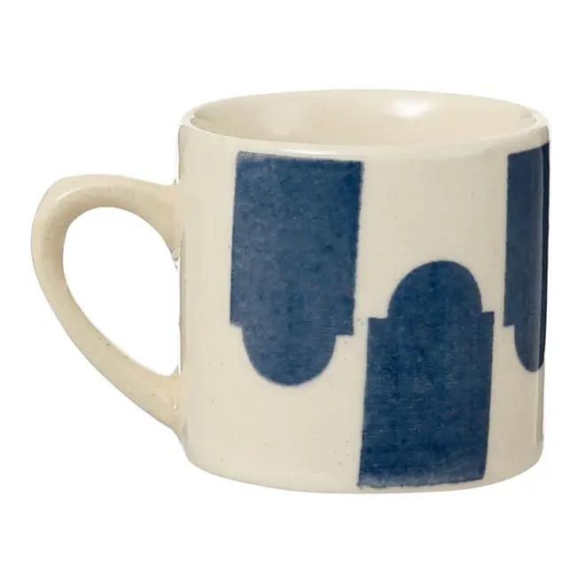 CANECA 90 ML BLOBING VIEW - BRANCO/AZUL HISTÓRICO - Foto 4