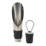 TAMPA BICO GARRAFA PIPE - INOX/PRETO - Foto 1