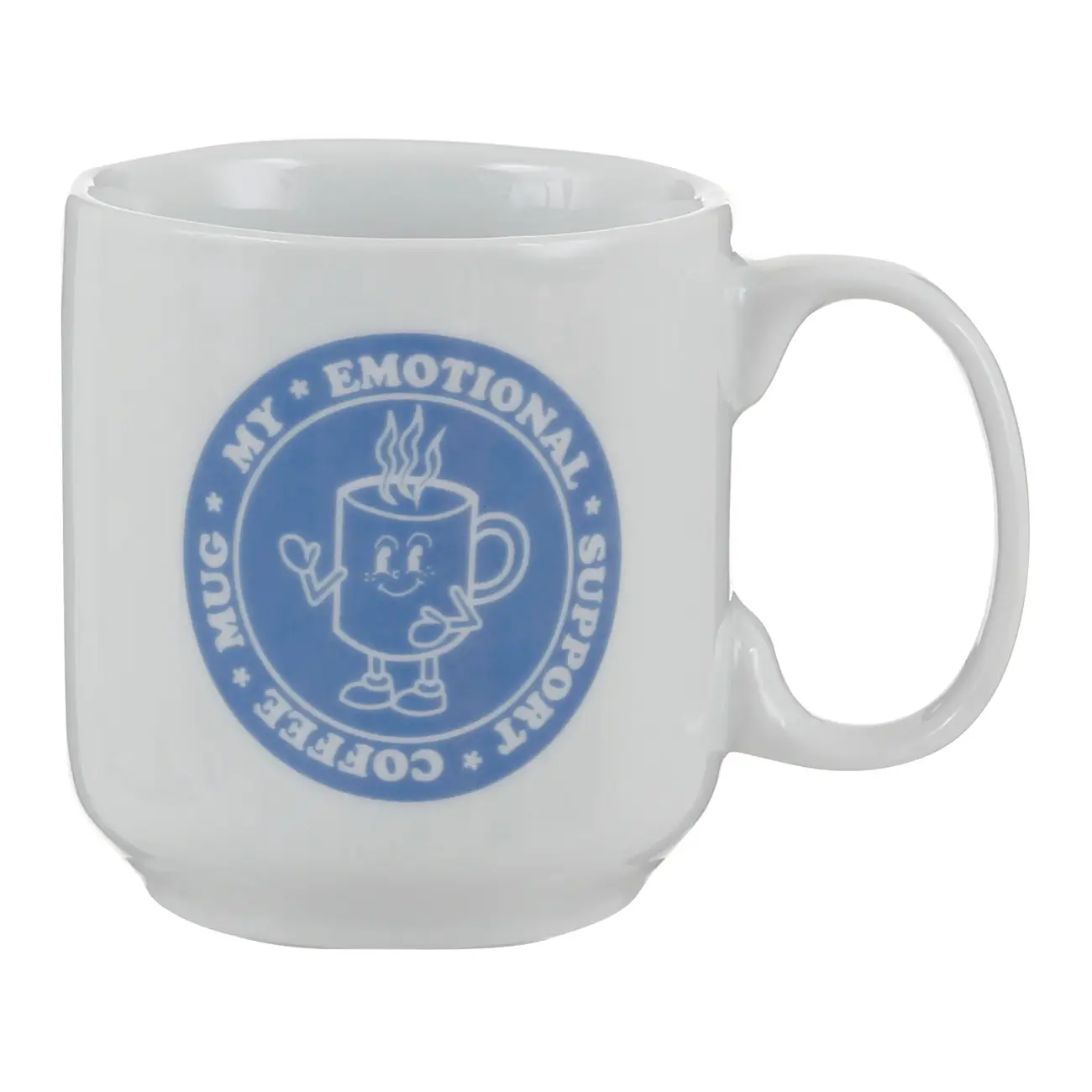 CANECA 470 ML MY EMOTIONAL MUG - BRANCO/ZIMBRO - Foto 1
