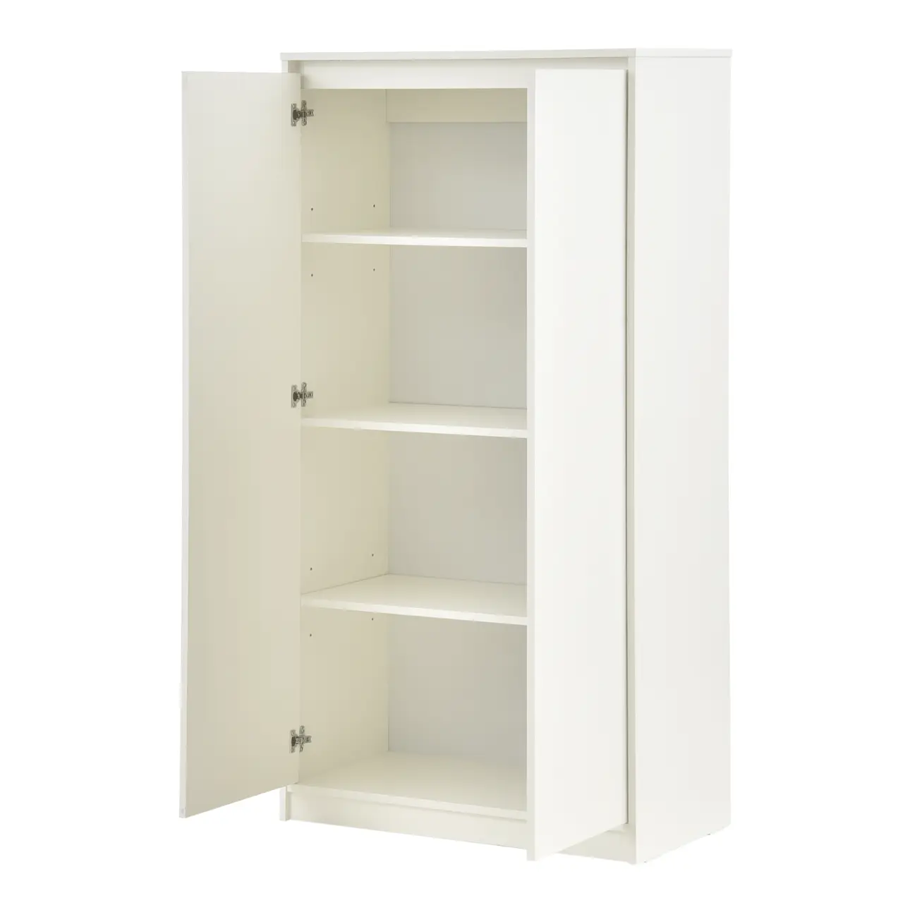 ARMÁRIO PARA ESCRITÓRIO ALTO 2 PORTAS START UP - BRANCO/BRANCO - Foto 6