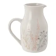 JARRA DECORATIVA FLORAISON - BRANCO/VIN ROSE - Foto 1