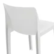 CADEIRA DE COZINHA EMPILHÁVEL VITRALI - BRANCO BRILHANTE - Foto 6