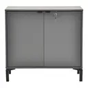 ARMÁRIO PARA ESCRITÓRIO BAIXO 2 PORTAS SLEEK