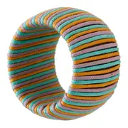 ARGOLA PARA GUARDANAPO CONJUNTO COM 2 PEÇAS BIJU - CORES CALEIDOCOLOR - Foto 1