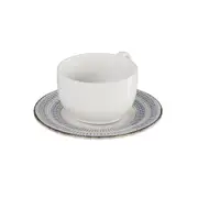 XÍCARA CHÁ 170 ML SALINA I - BRANCO/AZUL - Foto 24