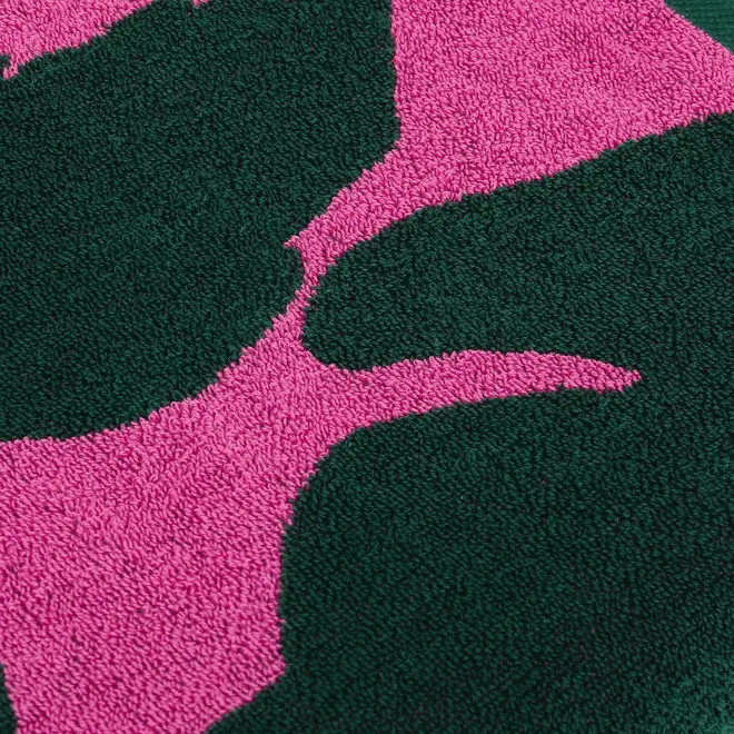 TOALHA 90 CM X 1,50 M CAMINHOS DO SOL - VERDE/ROSA - Foto 5