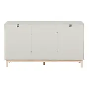 BUFFET 3 PORTAS 1,35 M X 38 CM SNAB - FLANDRES/NATURAL WASHED - Foto 10