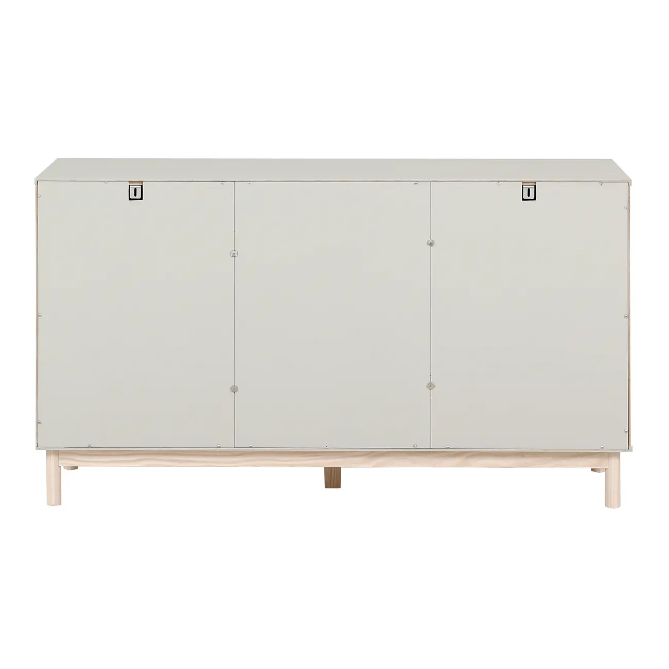 BUFFET 3 PORTAS 1,35 M X 38 CM SNAB - FLANDRES/NATURAL WASHED - Foto 10