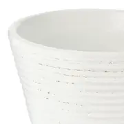 CACHEPÔ 10 CM ONDULLE - BRANCO/ PATINA PROVENÇAL - Foto 2