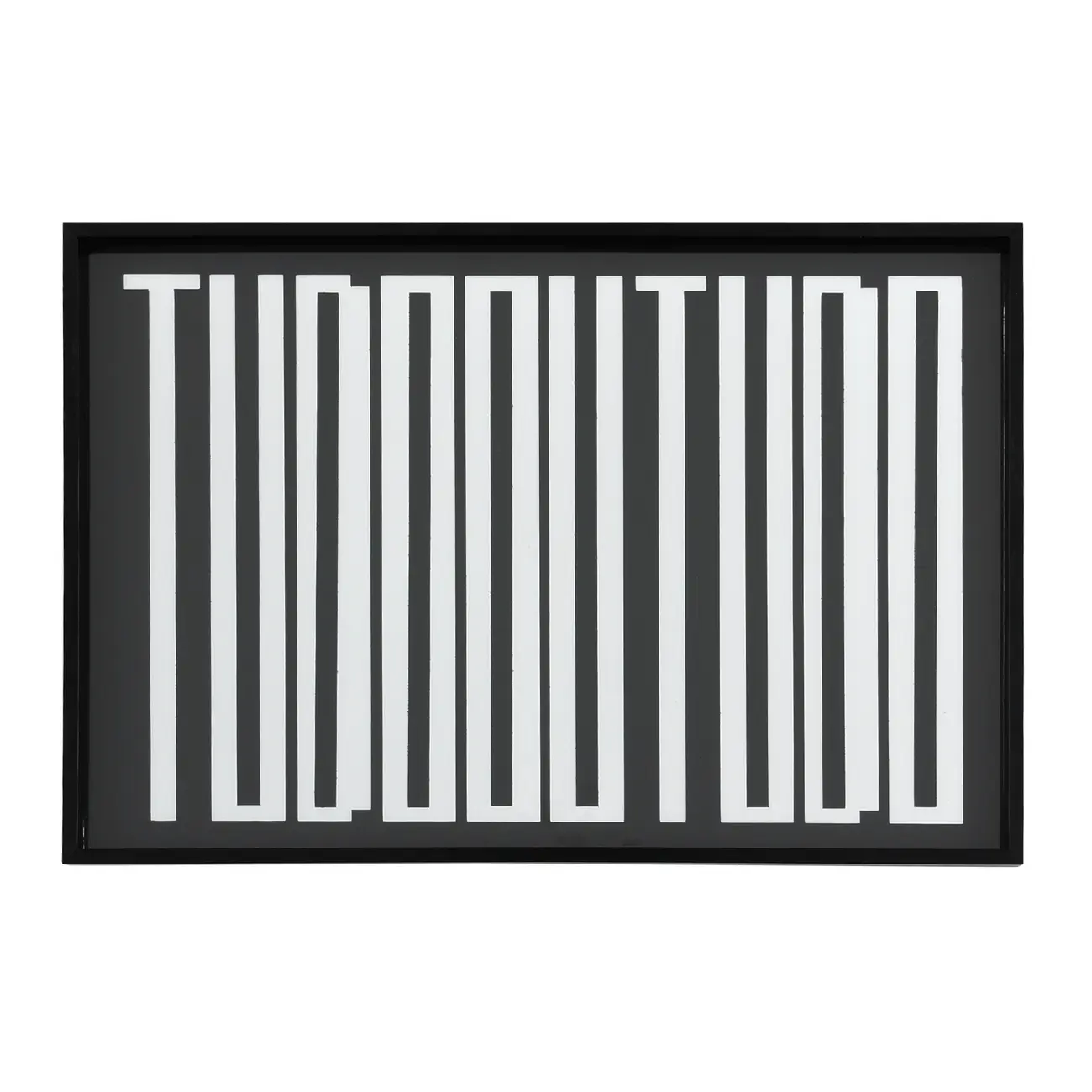QUADRO ESPELHADO 62 CM X 41 CM TUDO OU TUDO - PRETO/BRANCO - Foto 2