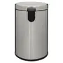 LIXEIRA COM PEDAL 12 L HOYT - INOX/PRETO - Foto 6