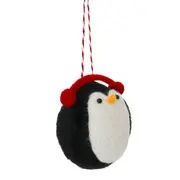 PINGENTE PINGUIM COLORFUN XMAS - PRETO/BRANCO - Foto 2