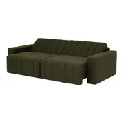 SOFÁ-CAMA RETRÁTIL E RECLINÁVEL 3 LUGARES SNOOZE - MUSGO - Foto 8