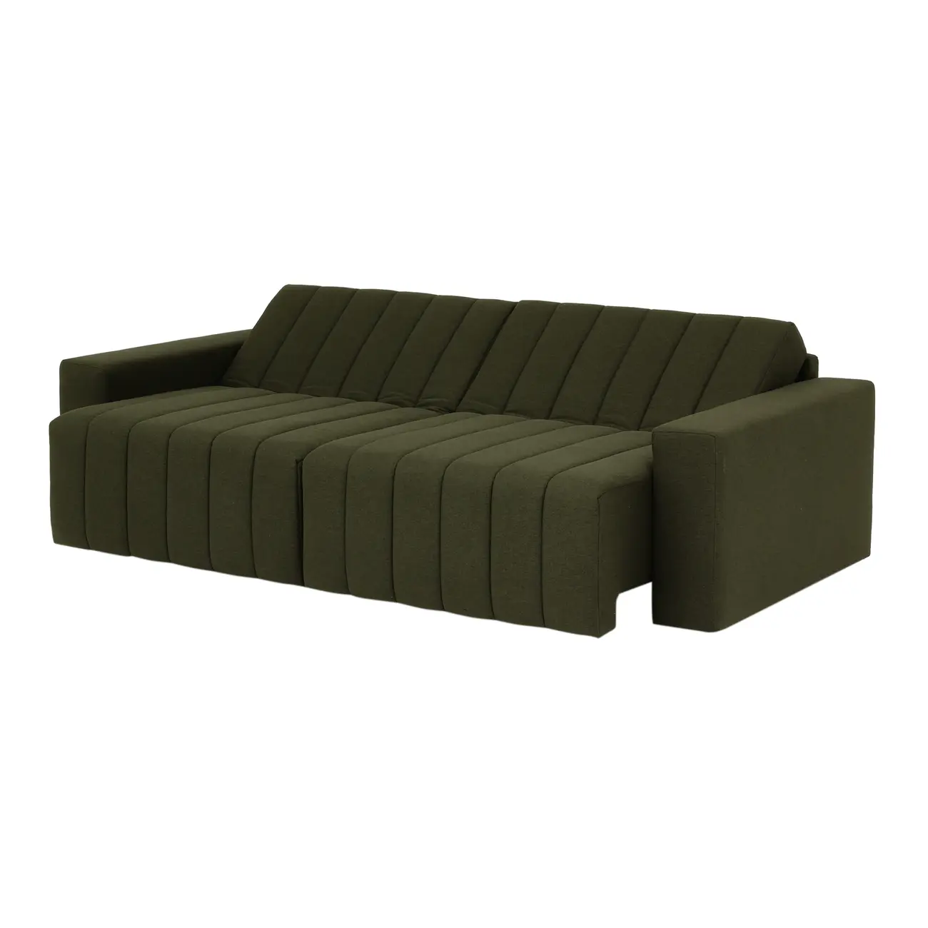 SOFÁ-CAMA RETRÁTIL E RECLINÁVEL 3 LUGARES SNOOZE - MUSGO - Foto 8