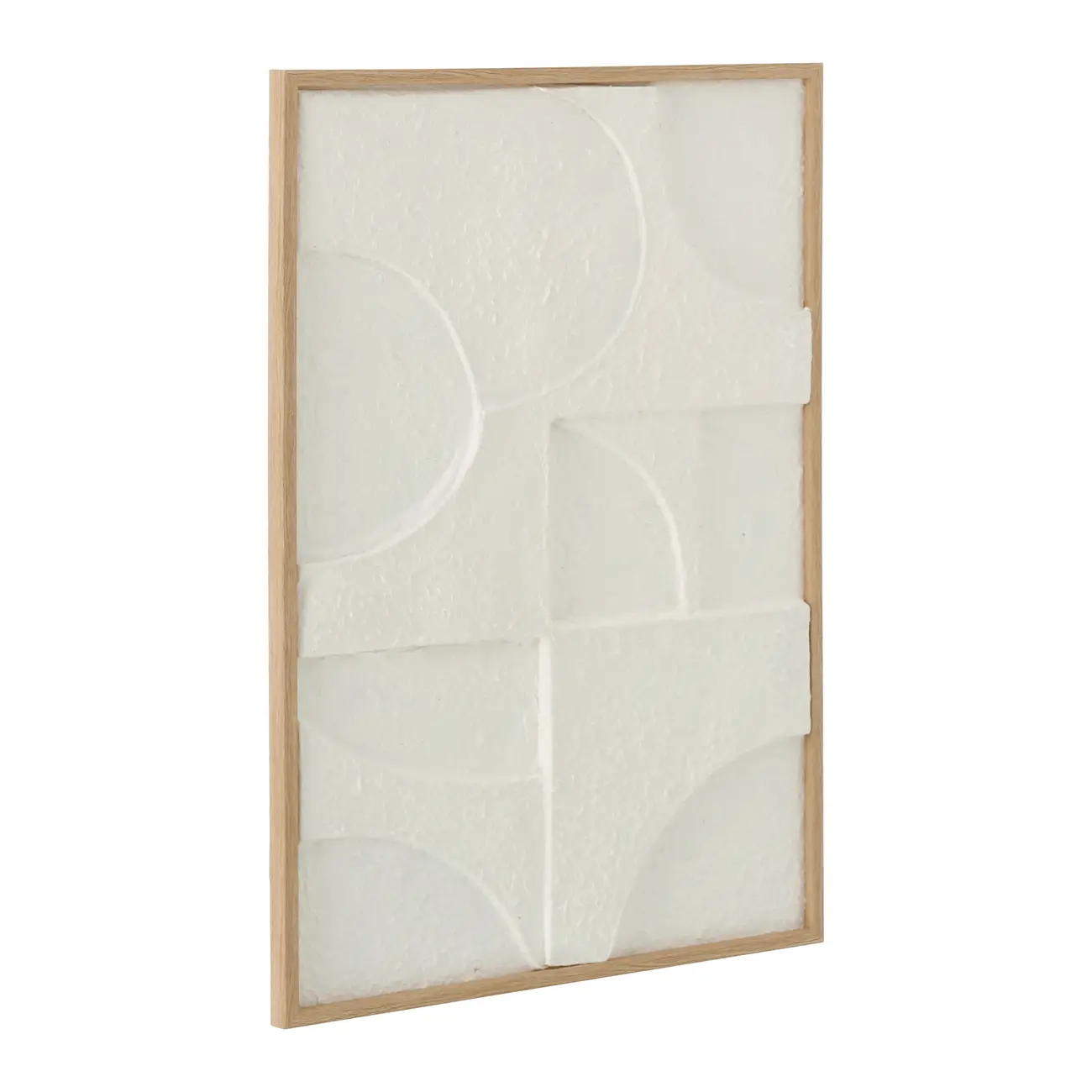 QUADRO II 50 CM X 70 CM TEXTURE DIMENSIONS - MADEIRA/BRANCO - Foto 2