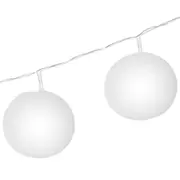 CORDÃO LUMINOSO 20 LEDS 127V COTTONLINE - BRANCO - Foto 1