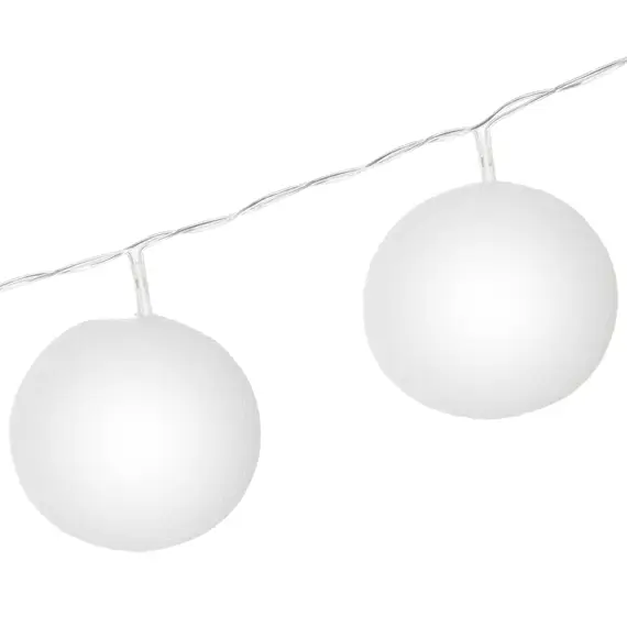 CORDÃO LUMINOSO 20 LEDS 127V COTTONLINE - BRANCO - Foto 1
