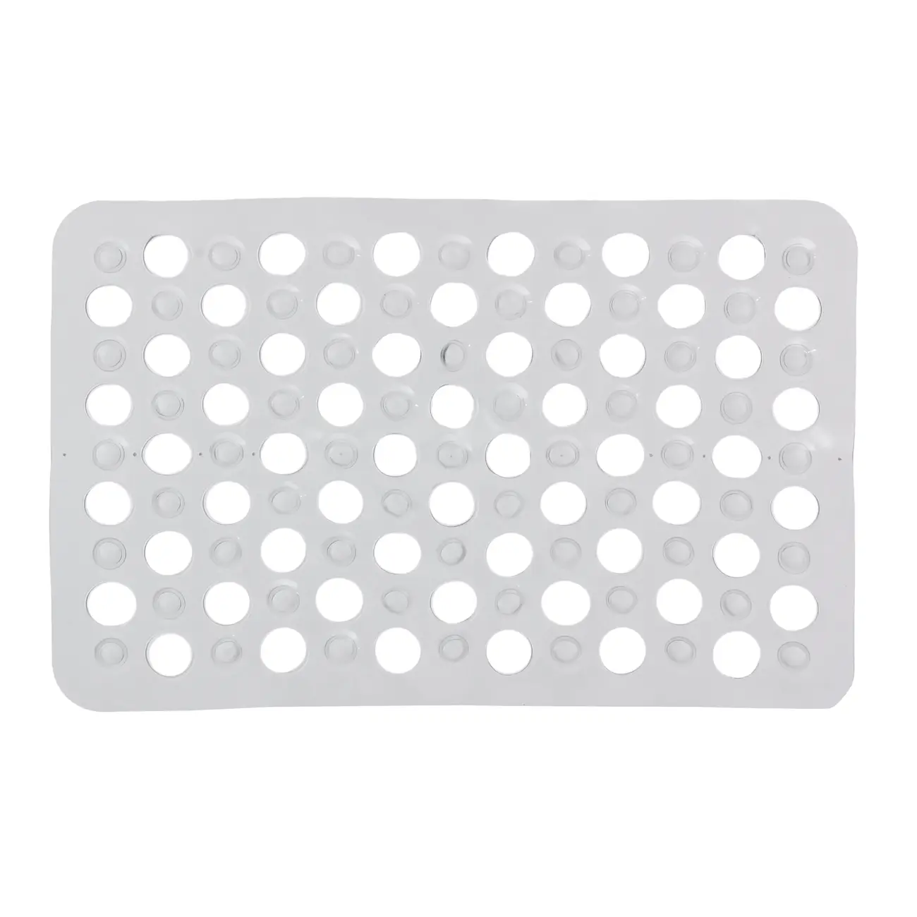 TAPETE PARA BOX 48 CM X 31 CM FITFIX - BRANCO TRANSLUCIDO - Foto 1