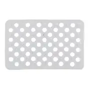 TAPETE PARA BOX 48 CM X 31 CM FITFIX - BRANCO TRANSLUCIDO - Foto 1