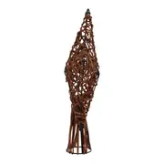 ESTRELA PONTEIRA 31 CM HOHO HOME - MARROM/MANJERICÃO - Foto 4