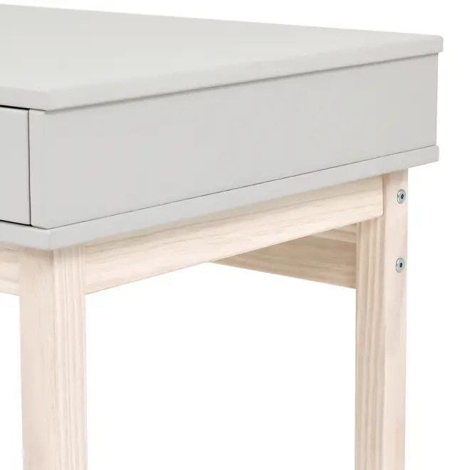 ESCRIVANINHA 2 GAVETAS 1,20 M X 50 CM SNAB - NATURAL WASHED/FLANDRES - Foto 9