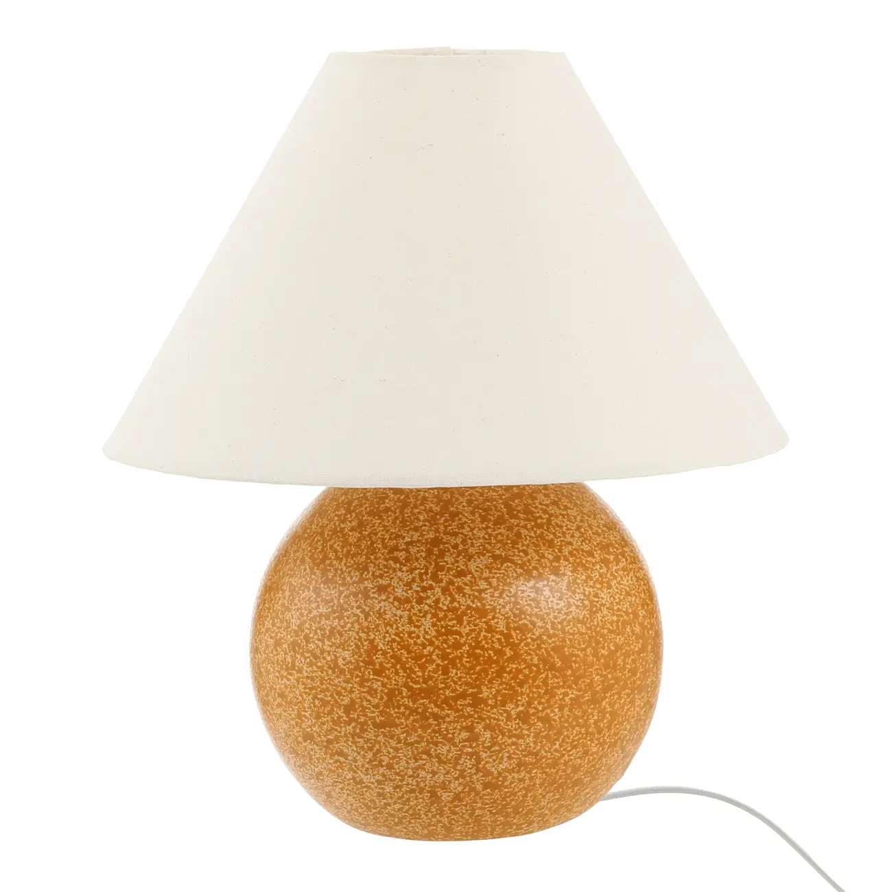 LUMINÁRIA DE MESA MADGE C/CUP A - NATURAL/CASCA DE URUCUM - Foto 1