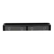 PORTA-TOALHAS AUTOADESIVA 55 CM ELEVE - PRETO - Foto 5