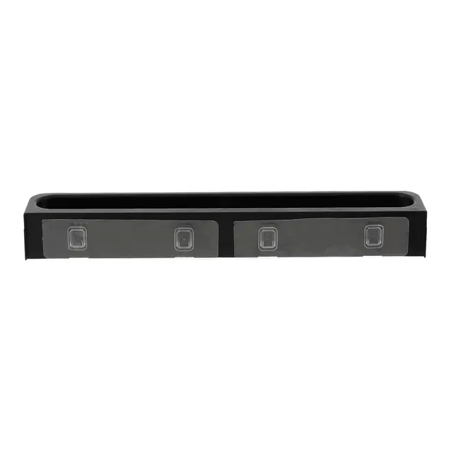 PORTA-TOALHAS AUTOADESIVA 55 CM ELEVE - PRETO - Foto 5