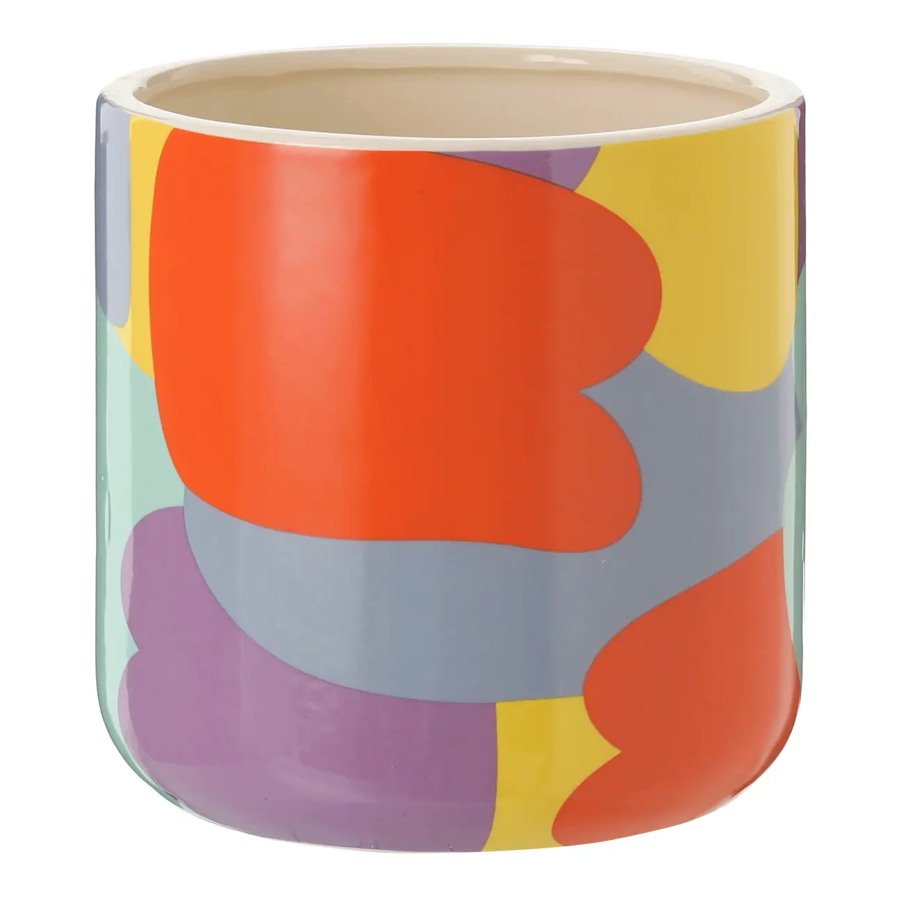 CACHEPÔ 16 CM PINCELADAS - CORES CALEIDOCOLOR - Foto 1