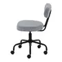 CADEIRA HOME OFFICE MIER - PRETO/CINZA - Foto 4