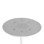 BASE DE MESA DE JANTAR CENTRAL REDONDA AU 90 CM TULIPE - BRANCO BRILHANTE - Foto 3