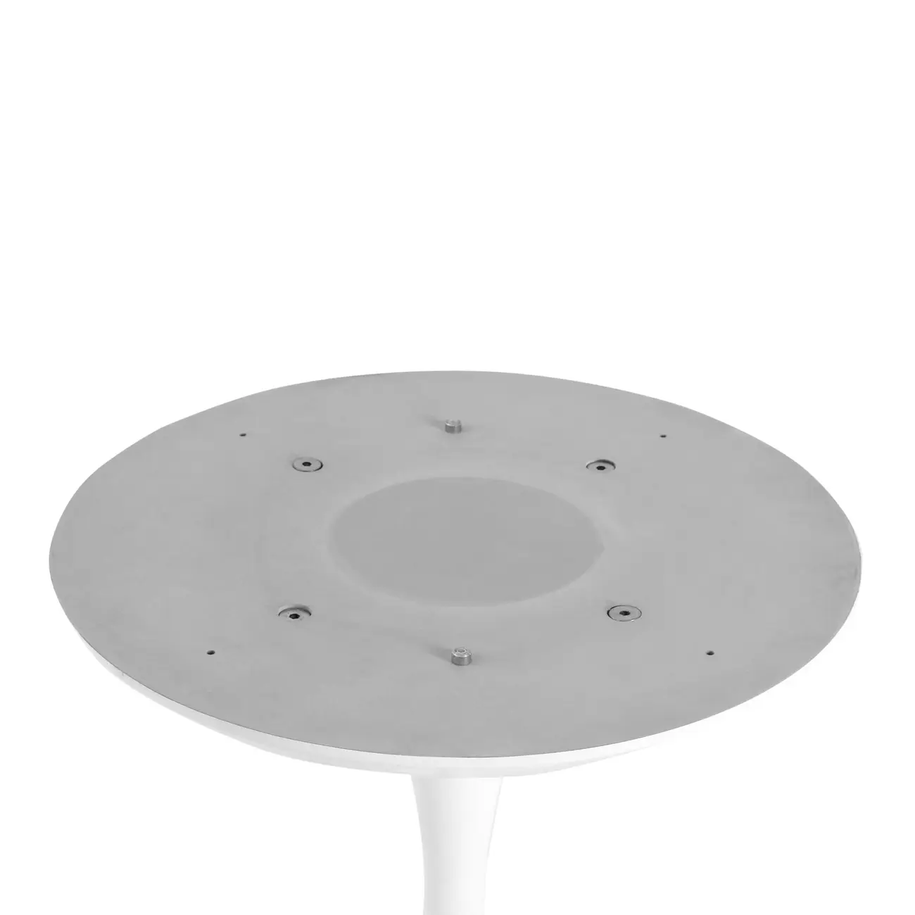 BASE DE MESA DE JANTAR CENTRAL REDONDA AU 90 CM TULIPE - BRANCO BRILHANTE - Foto 3
